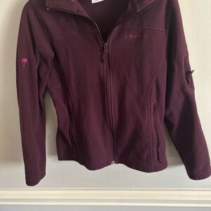 Columbia purple fleece xsmall jacket